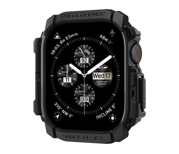 Spigen Rugged Armor Apple Watch 10 (42 Mm) Matte Black - 1346657 - zdjęcie 2